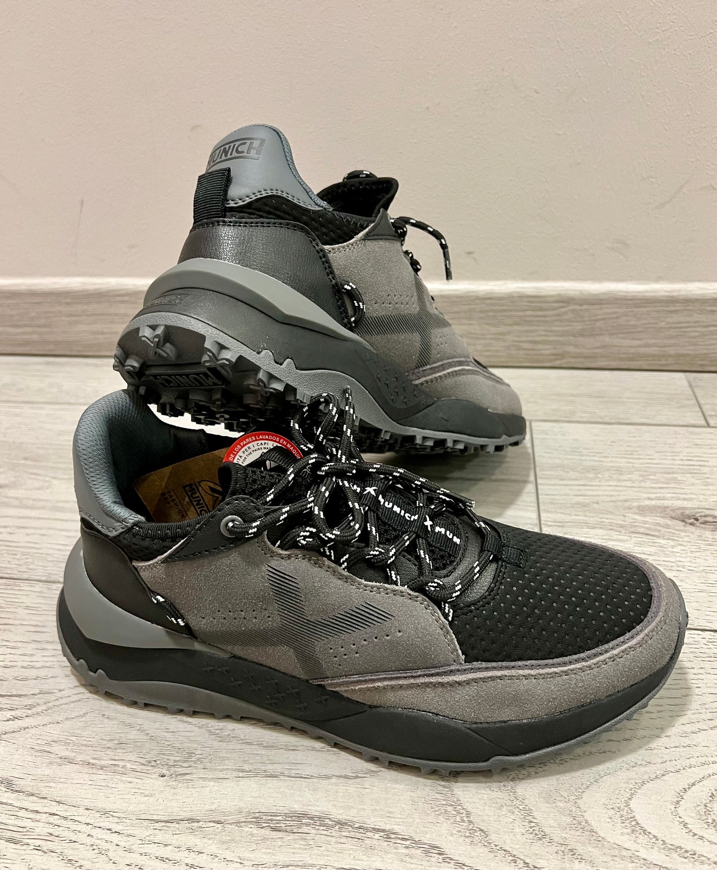 Sneakers MUNICH alta grigio