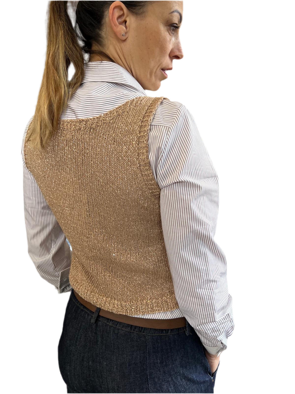 gilet/canotta LE STREGHE lurex