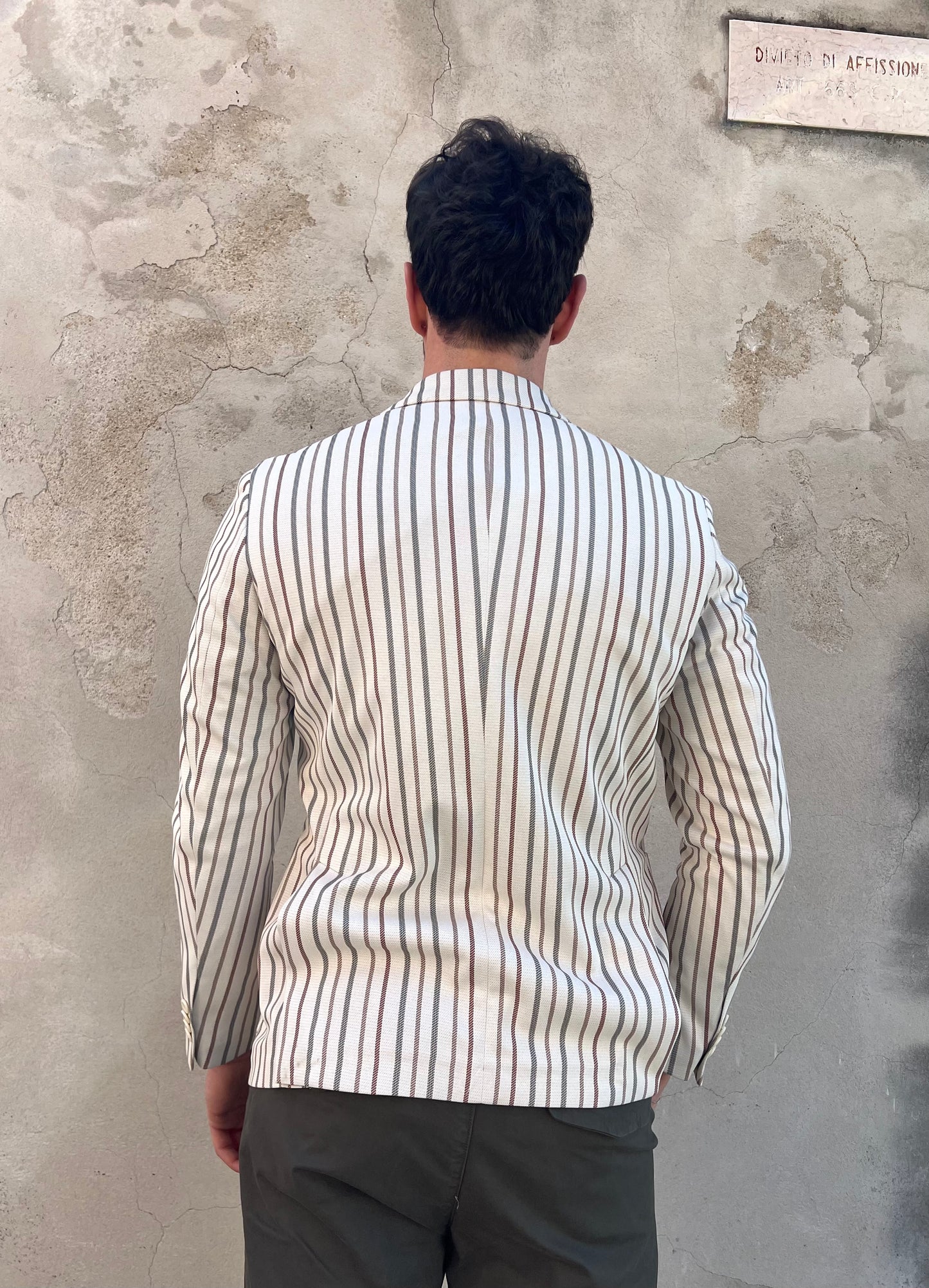 Giacca blazer MARKUP monopetto rigato