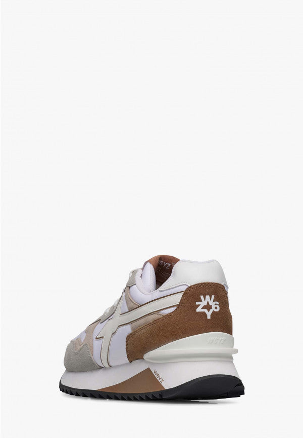 Sneakers W6YZ in tessuto tecnico e suede