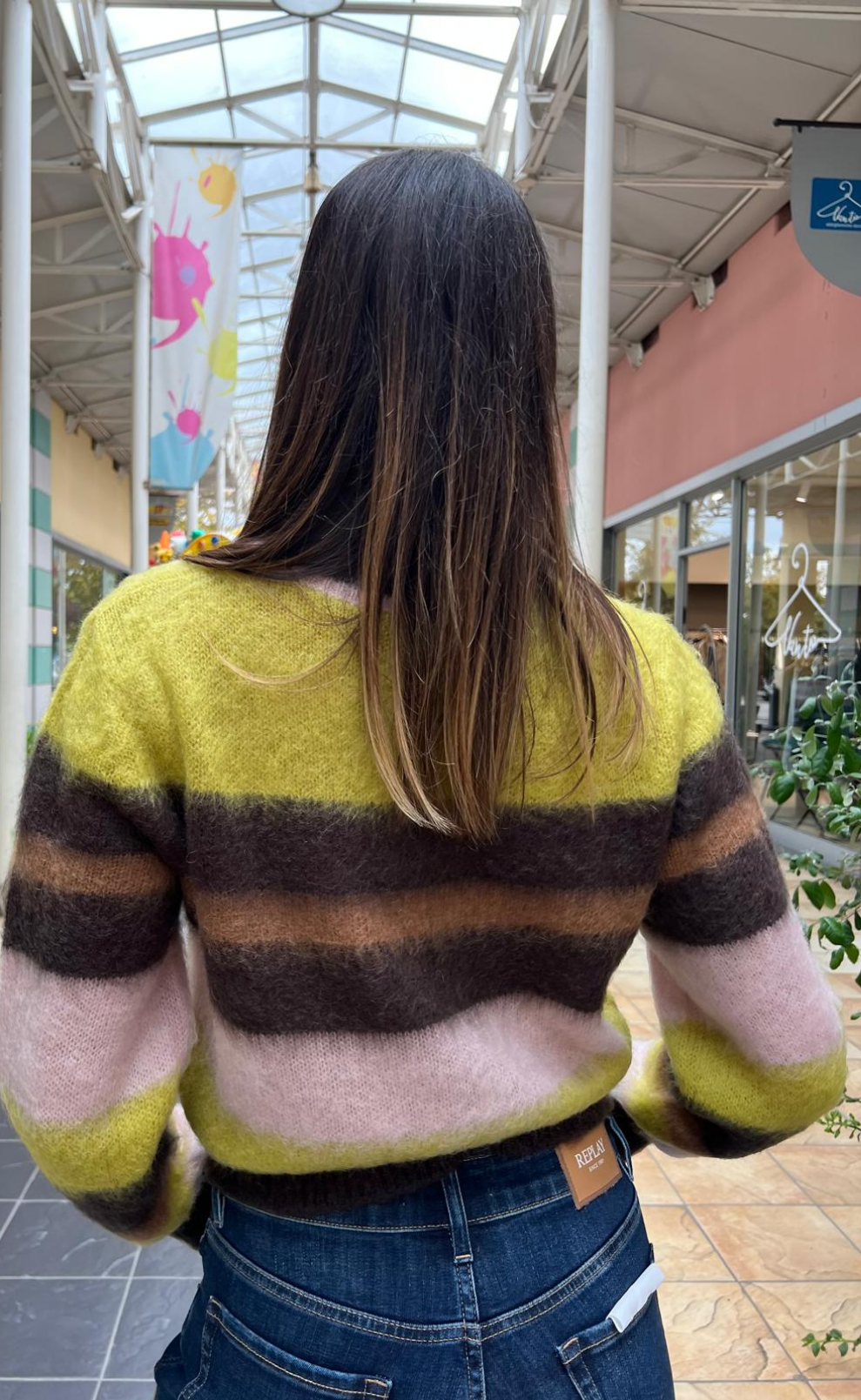 Maglia righe KONTATTO