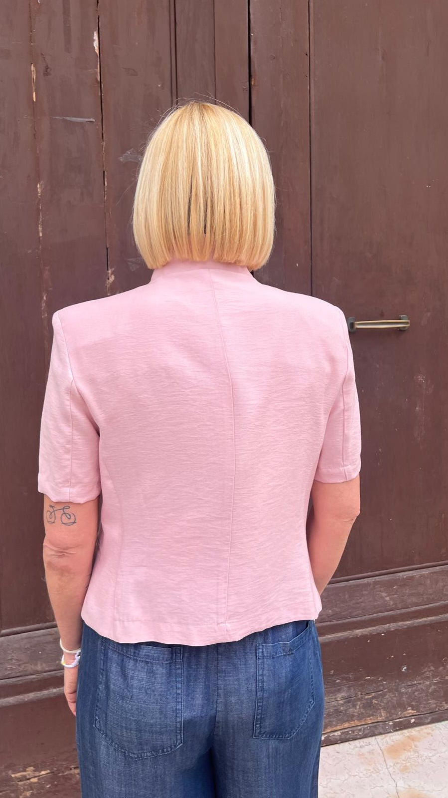 Giacca coreana a maniche corte HAVEONE JMN-Q116