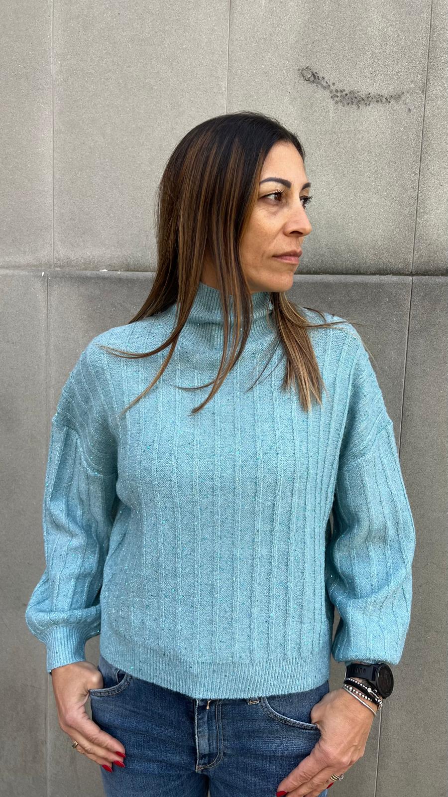 Maglione con micro paillettes MOLLY BRACKEN