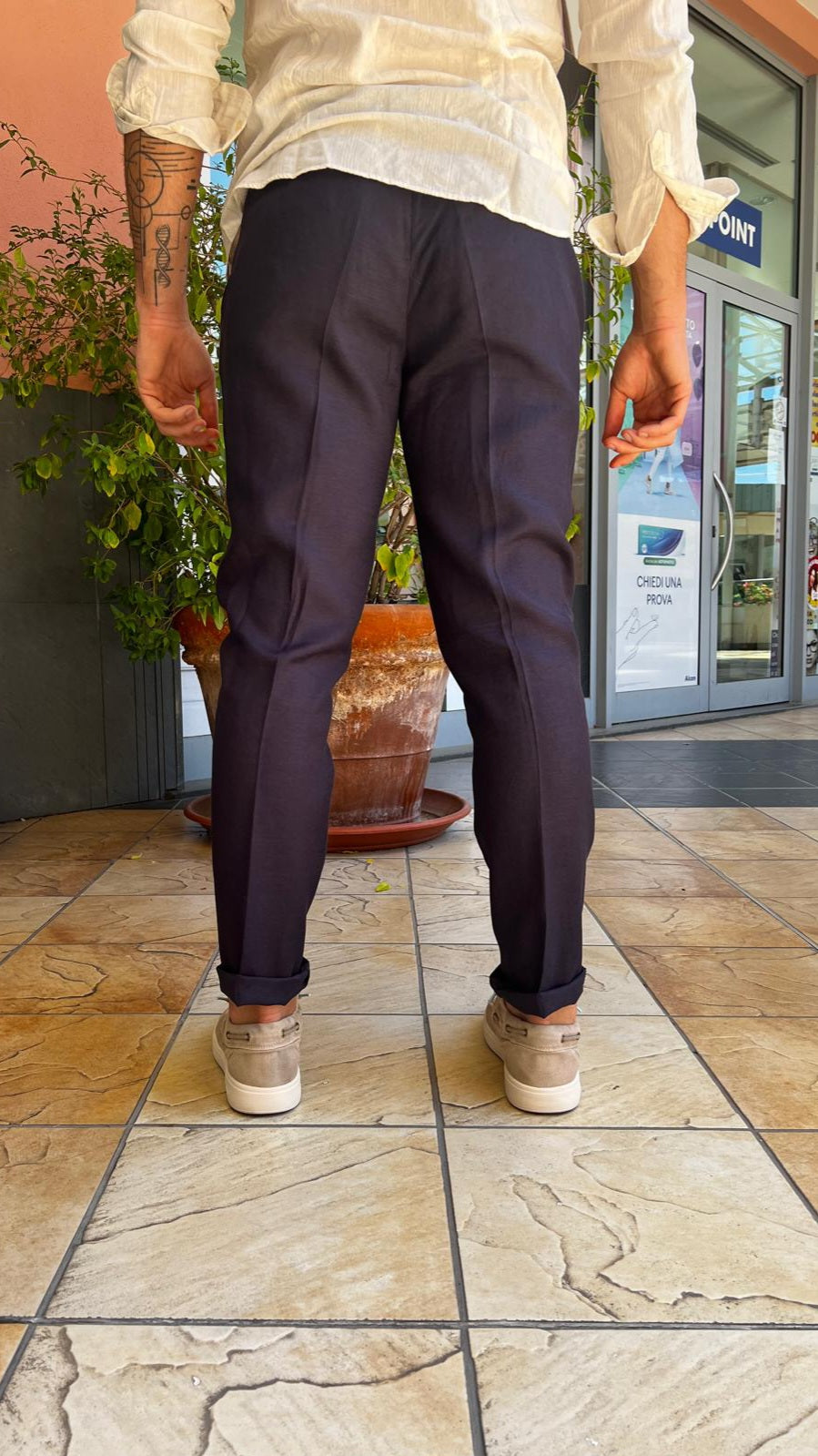 Pantalone misto lino MARKUP MK895171