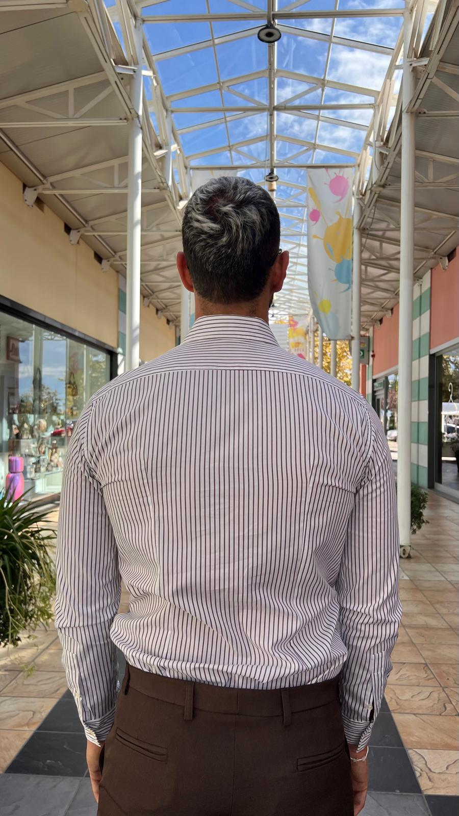 Camicia a righe C64073I366 IMPERIAL