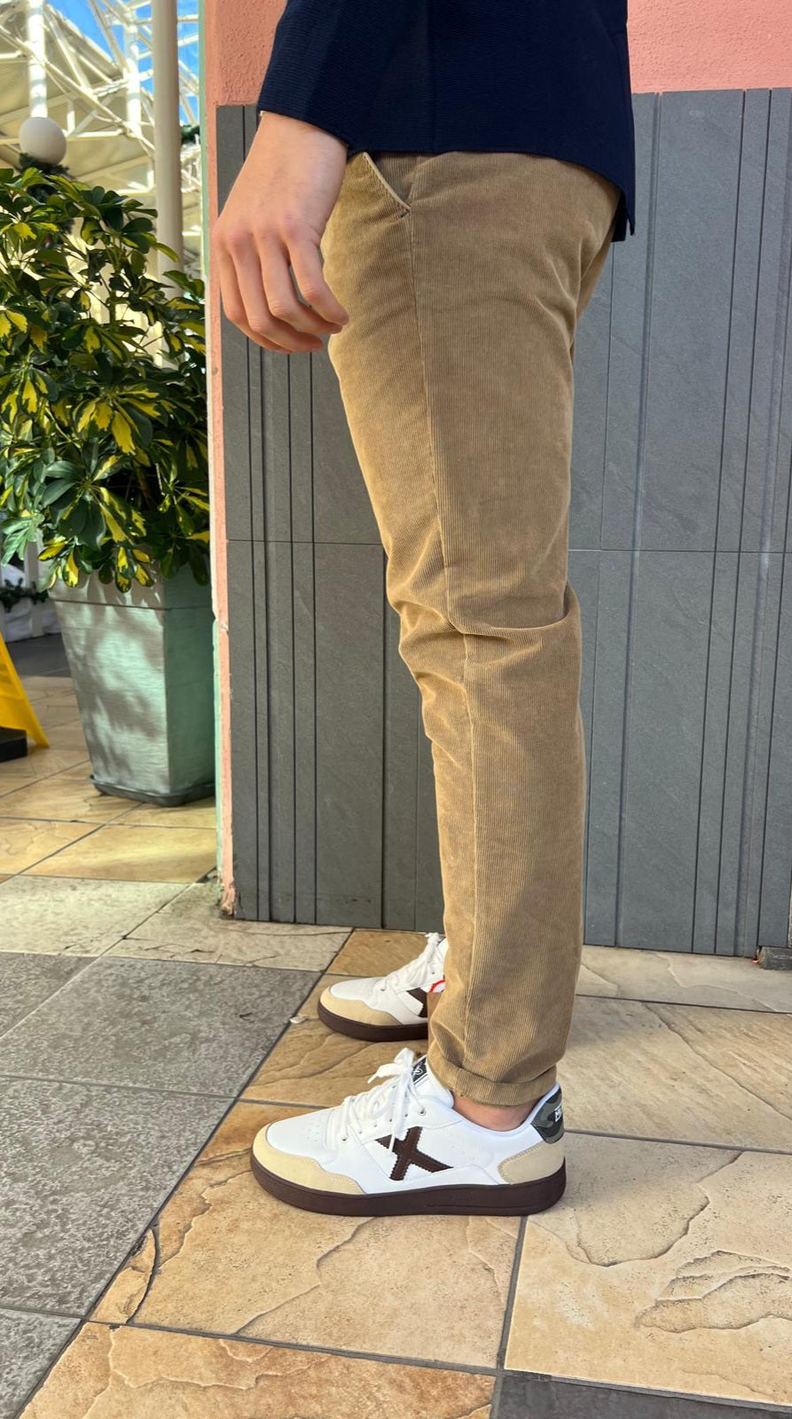 Pantalone in velluto a coste BLOCK-ELEVEN