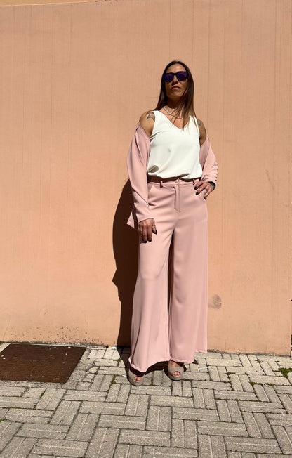 Pantalone LOKITA palazzo in tessuto fluido