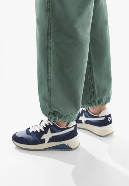 Sneakers W6yz in tessuto tecnico e suede