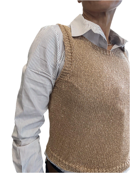 gilet/canotta LE STREGHE lurex