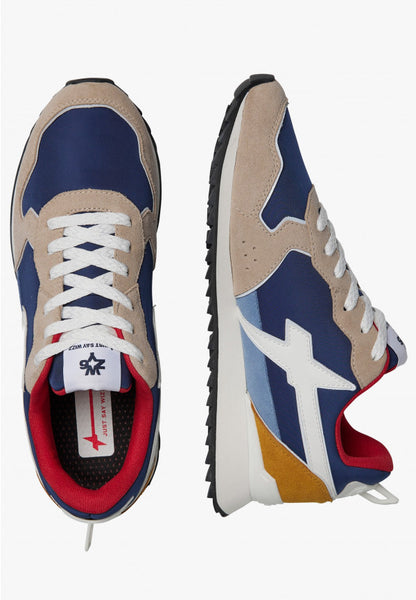 Sneakers W6YZ in tessuto tecnico e suede