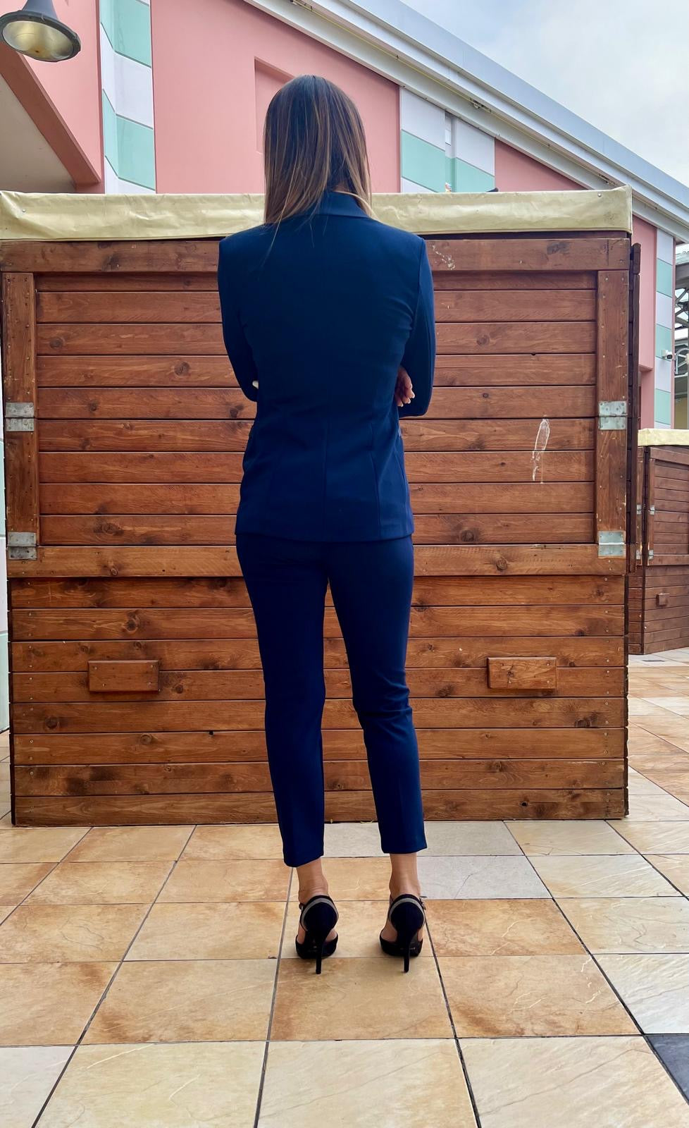 blazer doppiopetto blu