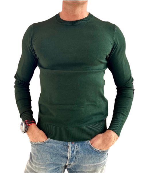 Maglia viscosa verde