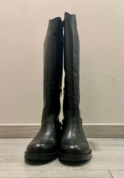 Stivale DIVINE FOLLIE alto nero in pelle