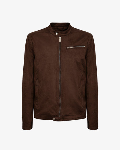 Giubbino MARKUP modello biker effetto camoscio