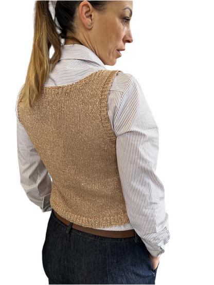 gilet/canotta LE STREGHE lurex