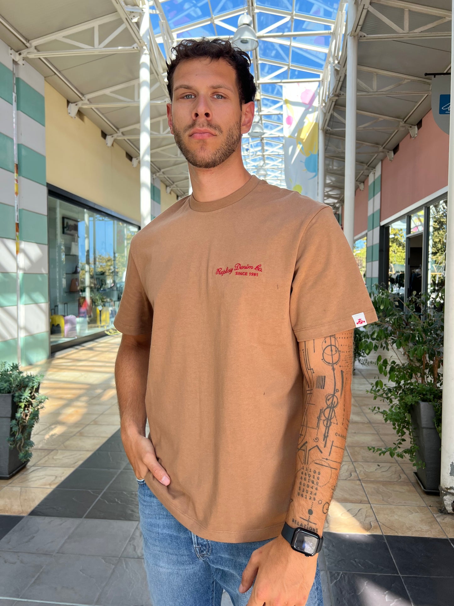 T-shirt Replay terra