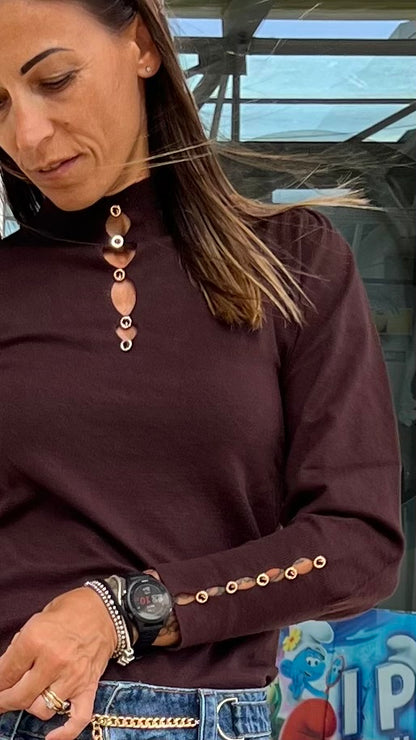 Maglia Molly Bracken cioccolato