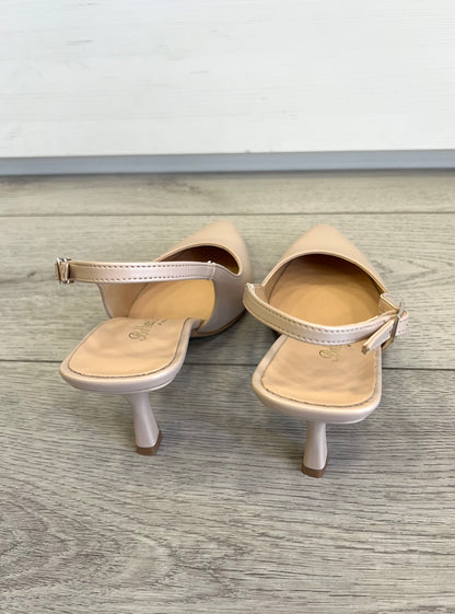 Décolleté slingback BOTTEGA LOTTI nude