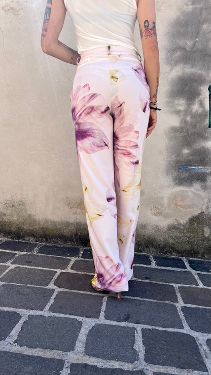 Pantalone floreale KONTATTO