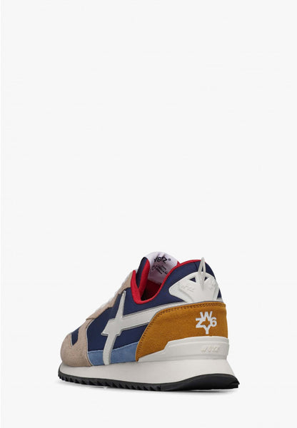 Sneakers W6YZ in tessuto tecnico e suede