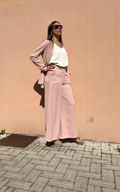 Pantalone LOKITA palazzo in tessuto fluido