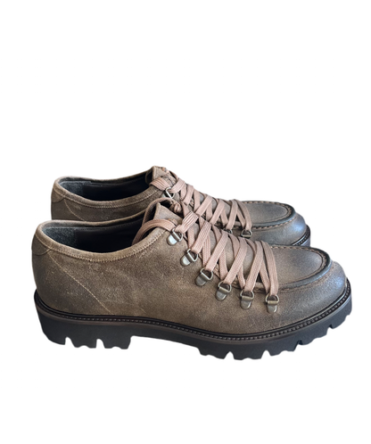 Scarpa FEDENI stringata scamosciata t. Moro
