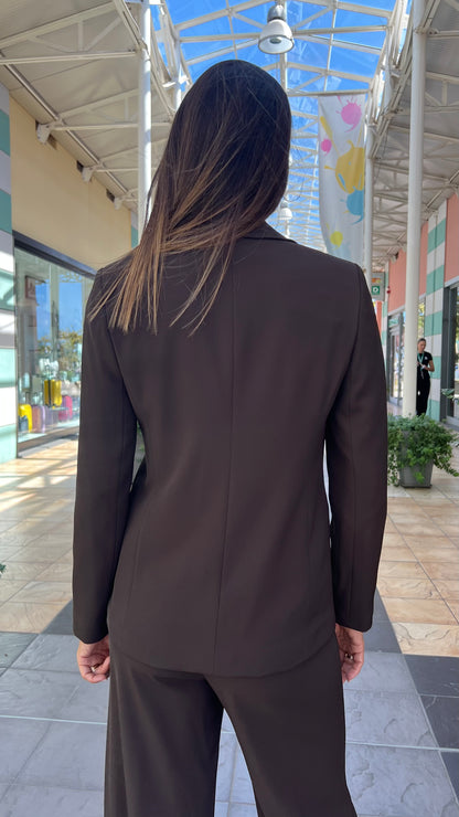 Tailleur fluido moro Kontatto