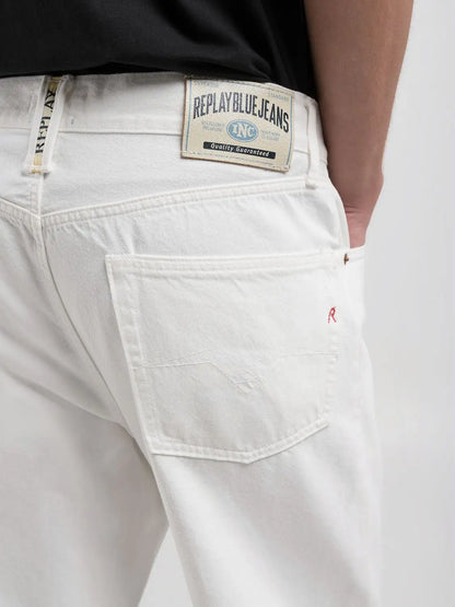 Jeans REPLAY M9ZERO1 eco plus bianco