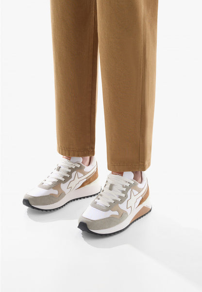 Sneakers W6YZ in tessuto tecnico e suede
