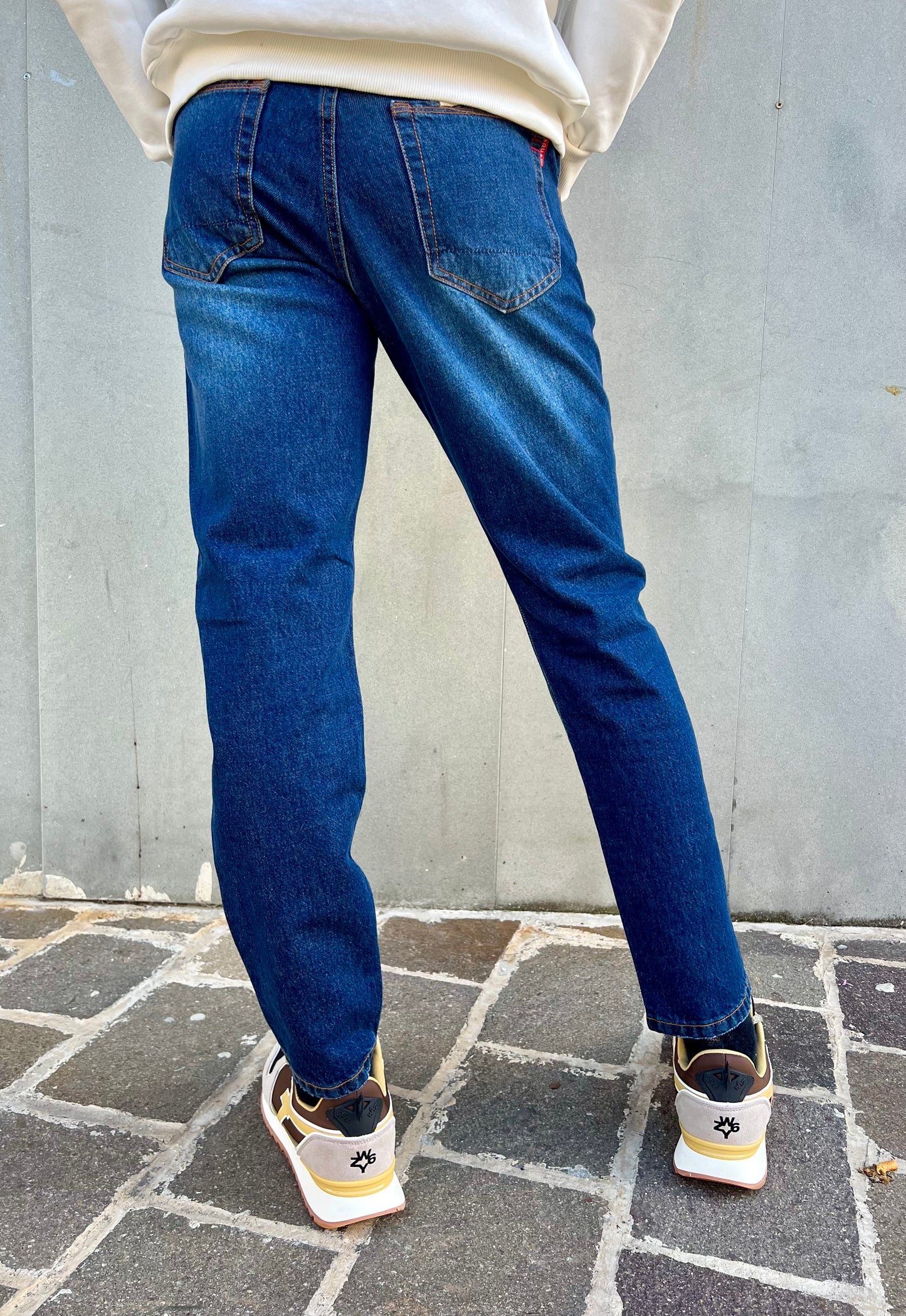 jeans regular blu