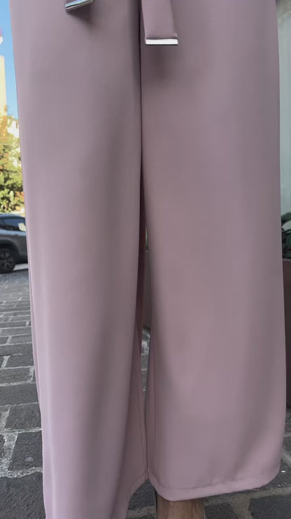 Pantalone LOKITA palazzo in tessuto fluido