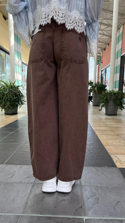 Jeans cioccolato HAVEONE BELLA