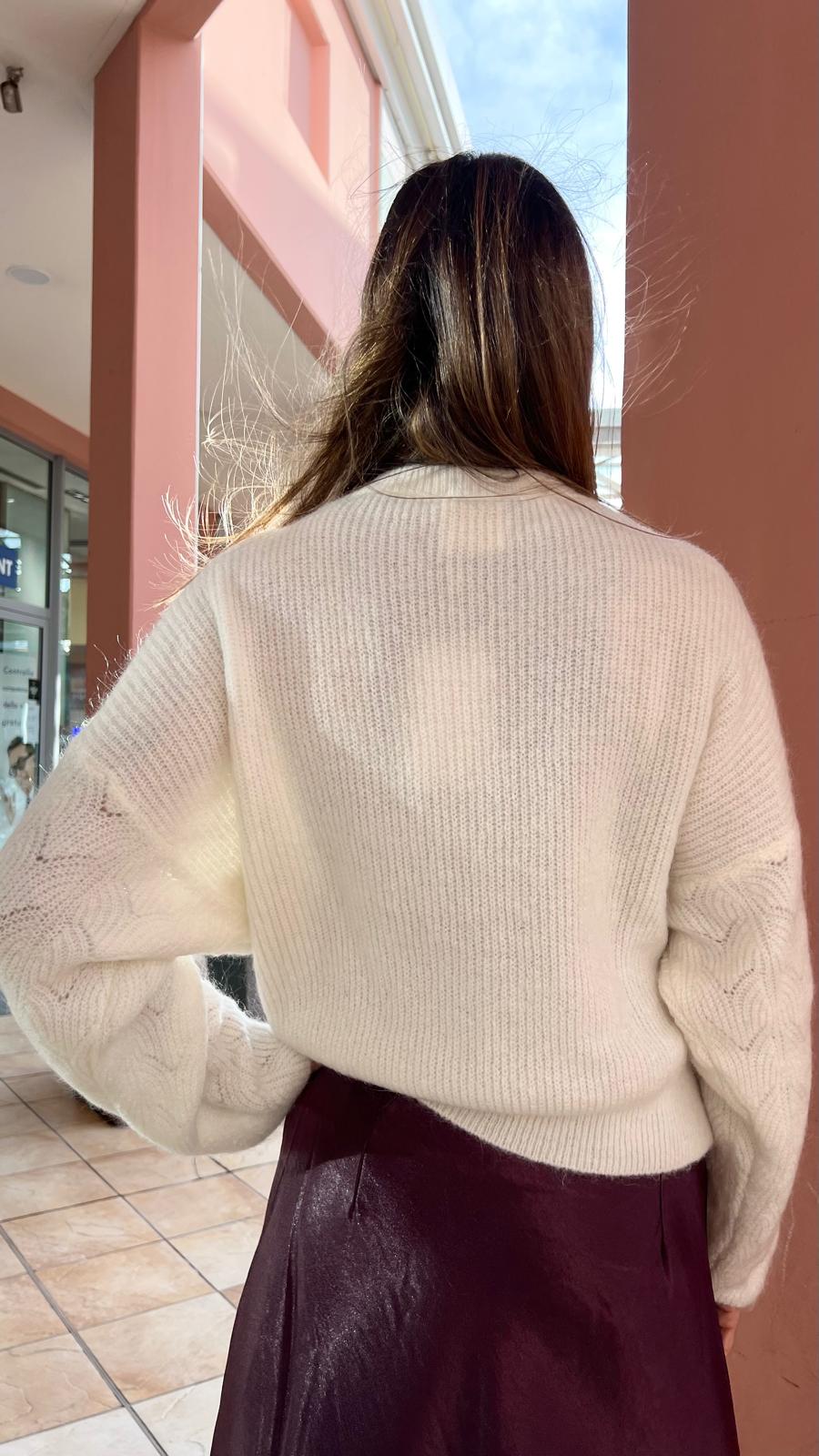 Maglione Lokita bianco