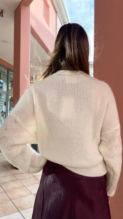 Maglione Lokita bianco