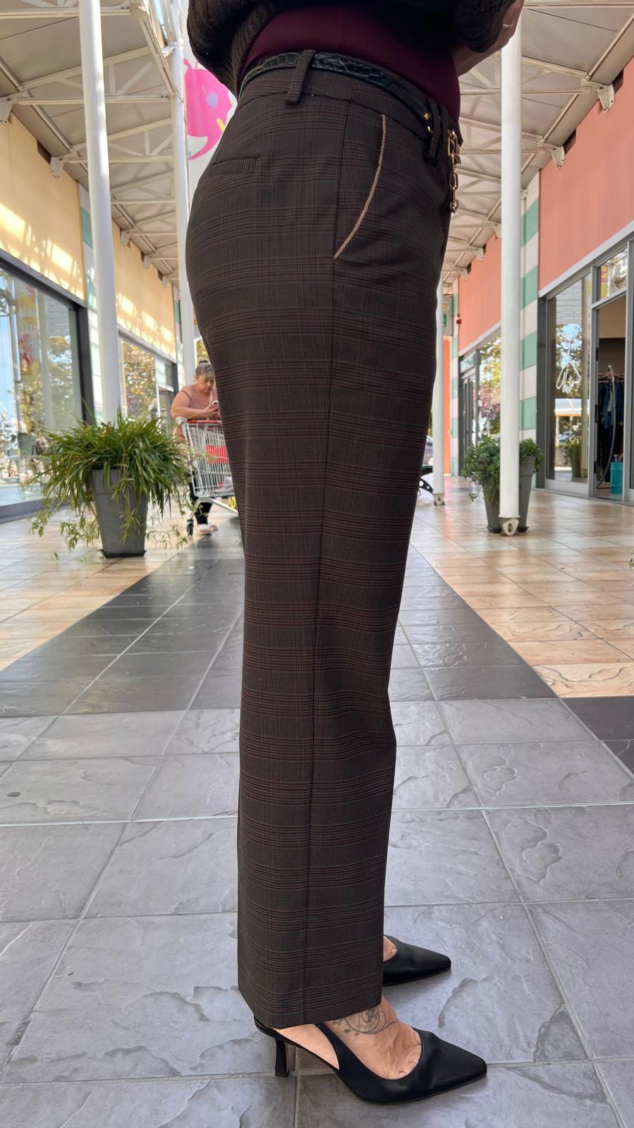 Pantalone straight principe di Galles MW2650119 MARKUP
