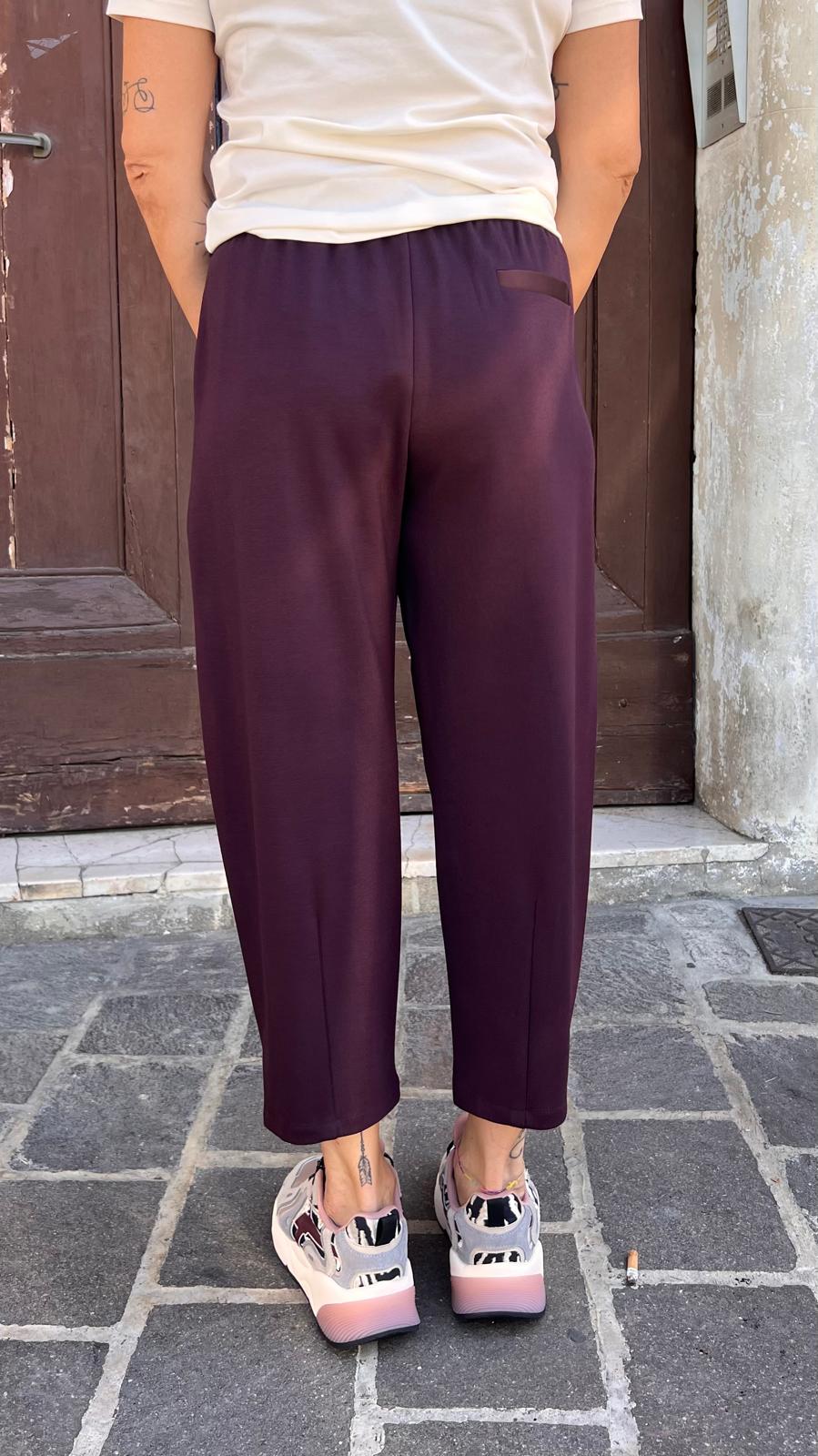 Pantalone cropped con cintura P8E7MHZC IMPERIAL