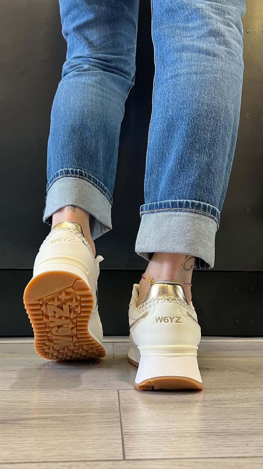 Sneakers in pelle e tessuto tecnico YAK-W W6YZ