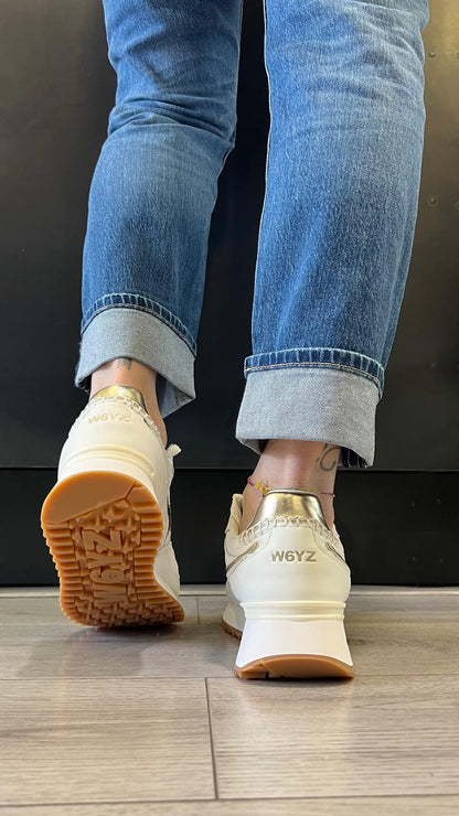 Sneakers in pelle e tessuto tecnico YAK-W W6YZ