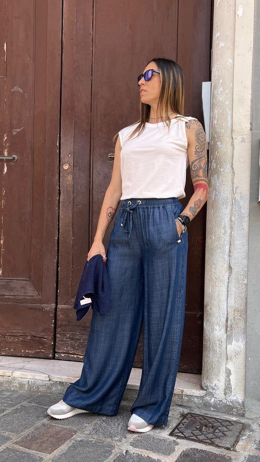 Pantalone palazzo con coulisse MARKUP MW165014