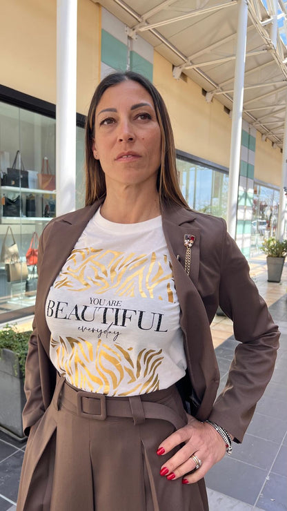 T-shirt con stampa MARKUP MW1610022