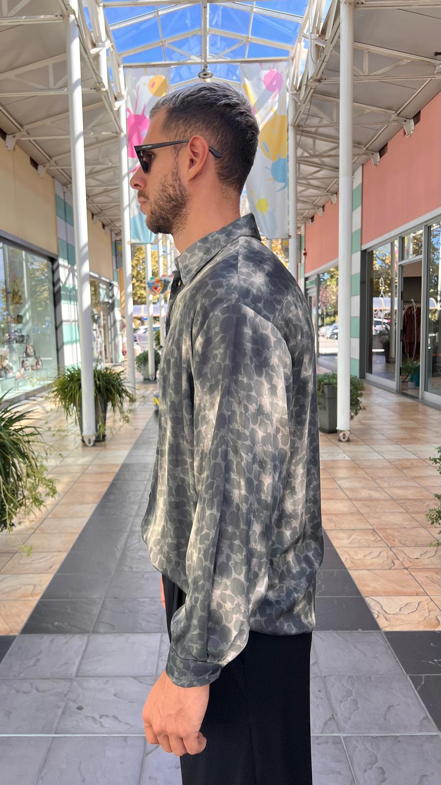 Camicia ampia con stampa C1Q3MDD IMPERIAL