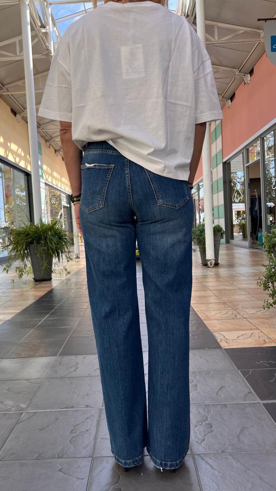 Jeans wide leg CARY REPLAY