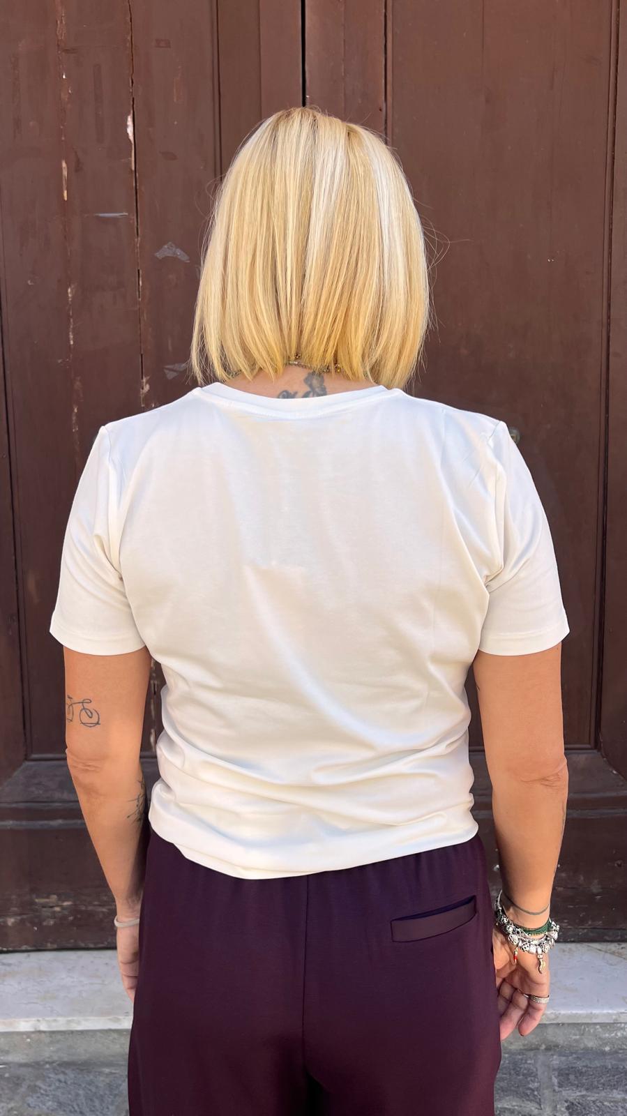 T-shirt stampa orsetto AISHIRT1 INDOMINA