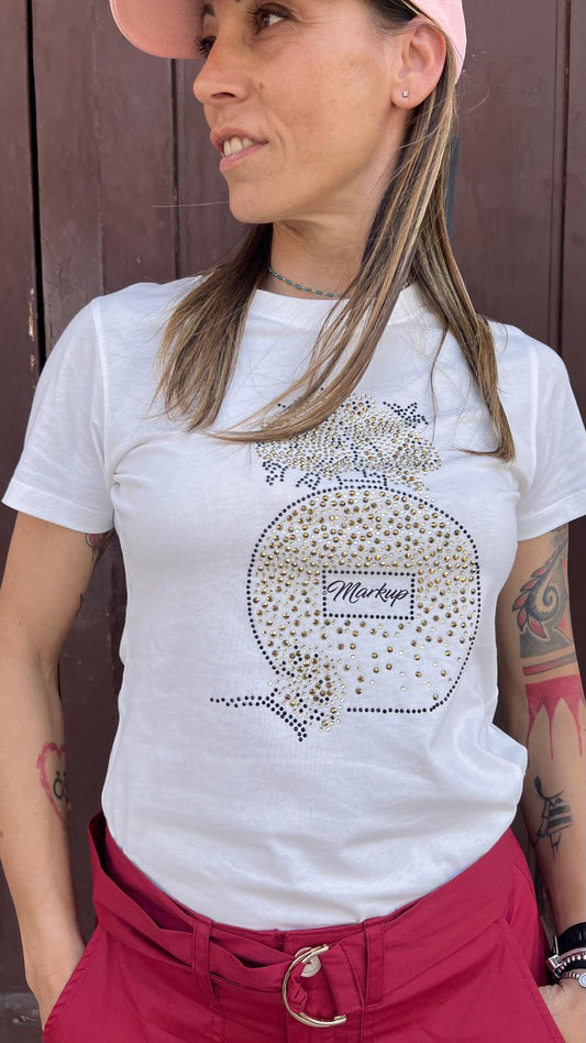 T-shirt con strass MARKUP MW1610024