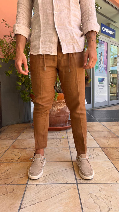 Pantalaccio in 100% lino MARKUP MK15109