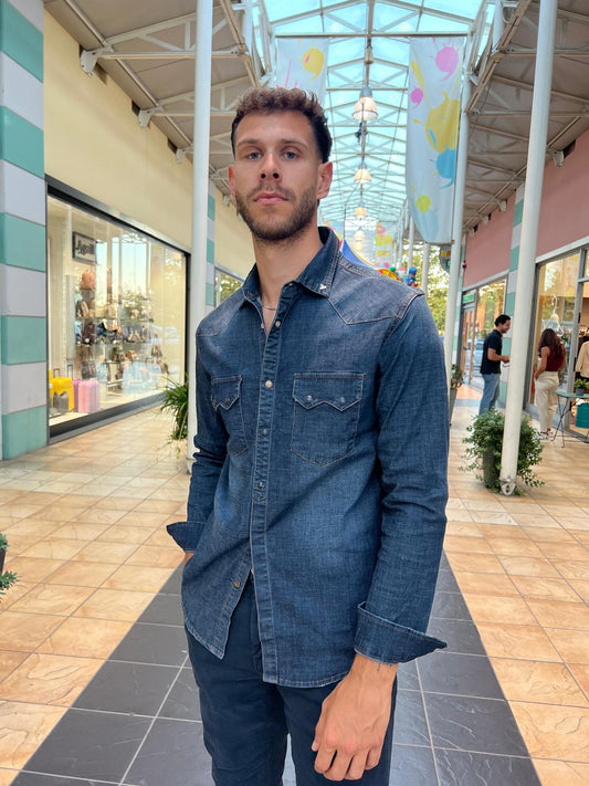 Camicia denim M4860 REPLAY