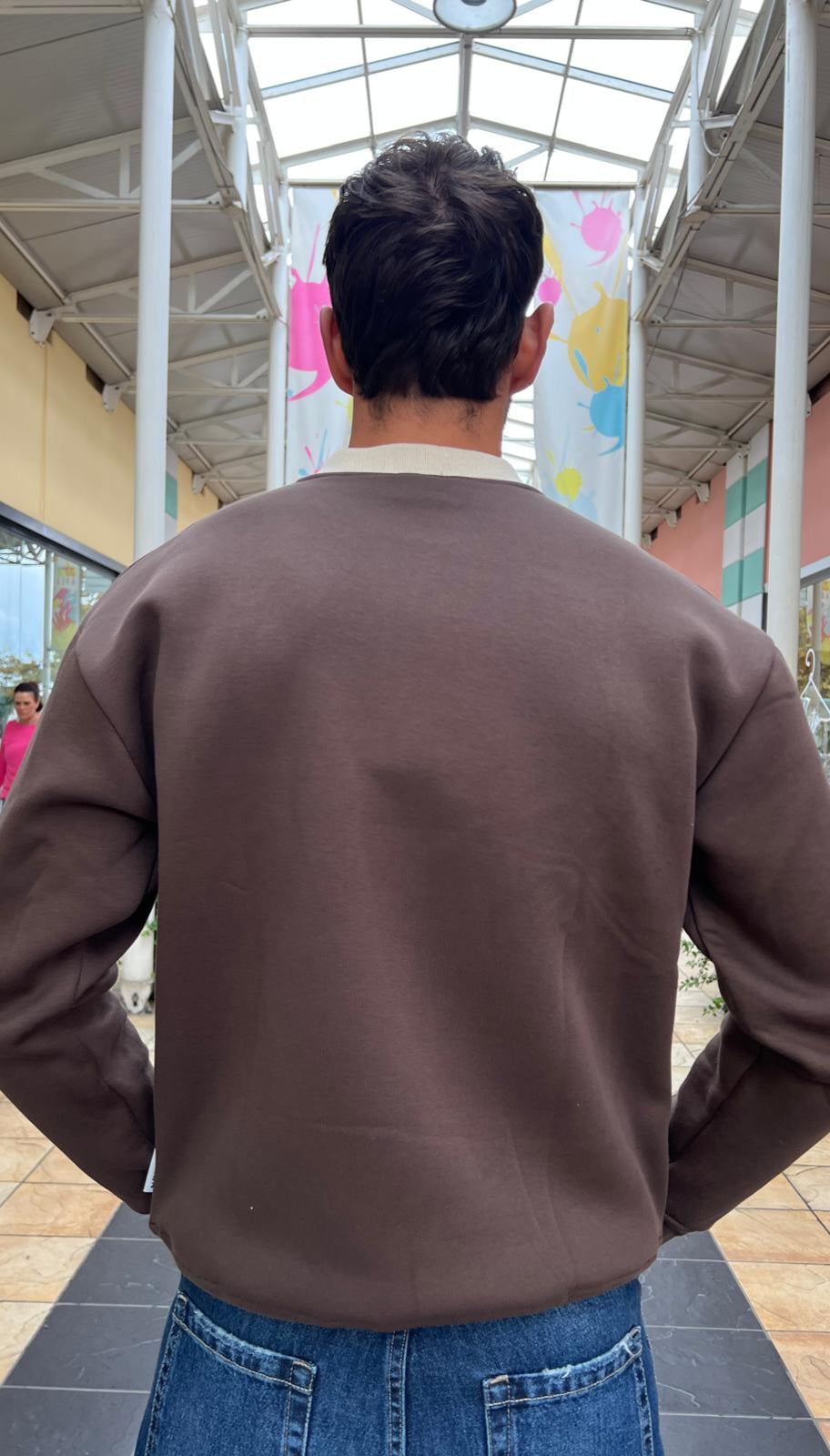 Felpa con colletto BERNA