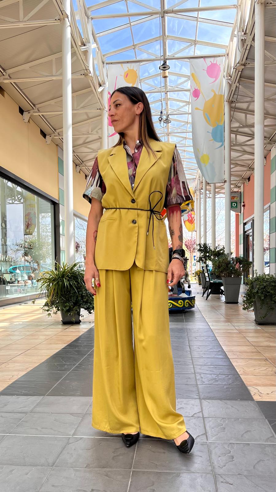 Gilet lungo in tencel LOKITA LOK1039