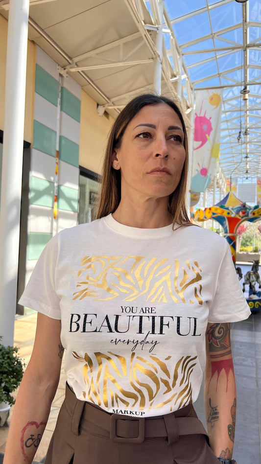 T-shirt con stampa MARKUP MW1610022