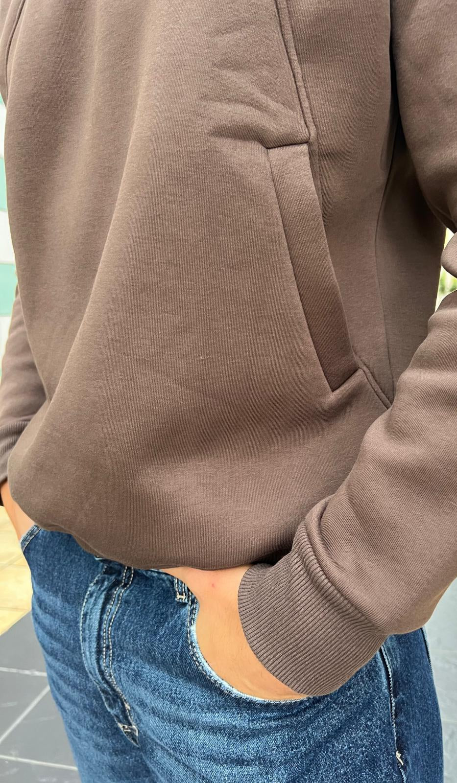 Felpa con colletto BERNA